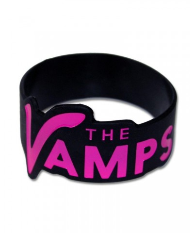 The Vamps Pink & Black Silicone Wristband $12.54 Accessories