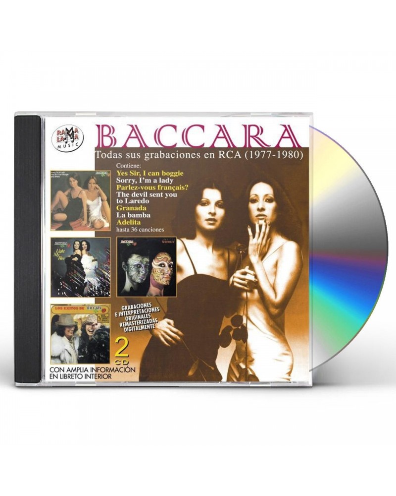 Baccara TODAS SUS GRABACIONES PARA DISCOS EN RCA (1977-198 CD $11.27 CD