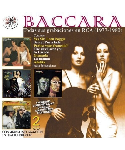 Baccara TODAS SUS GRABACIONES PARA DISCOS EN RCA (1977-198 CD $11.27 CD