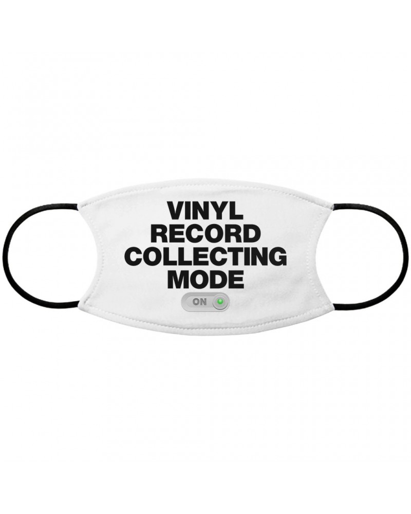 Music Life Face Mask | Vinyl Record Collecting Mode On Face Mask $33.96 Accessories