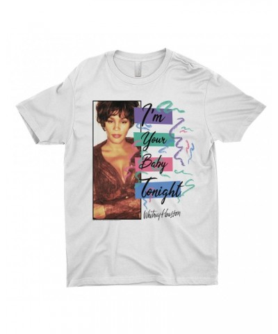 Whitney Houston T-Shirt | I'm Your Baby Tonight Pastel Party Shirt $9.07 Shirts