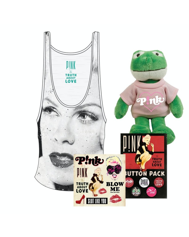 P!nk Portrait Tank Bundle with FREE Plush Frog $9.65 Shirts