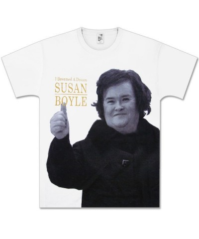 Susan Boyle Dreamed Half Tone Side Photo T-Shirt $7.71 Shirts