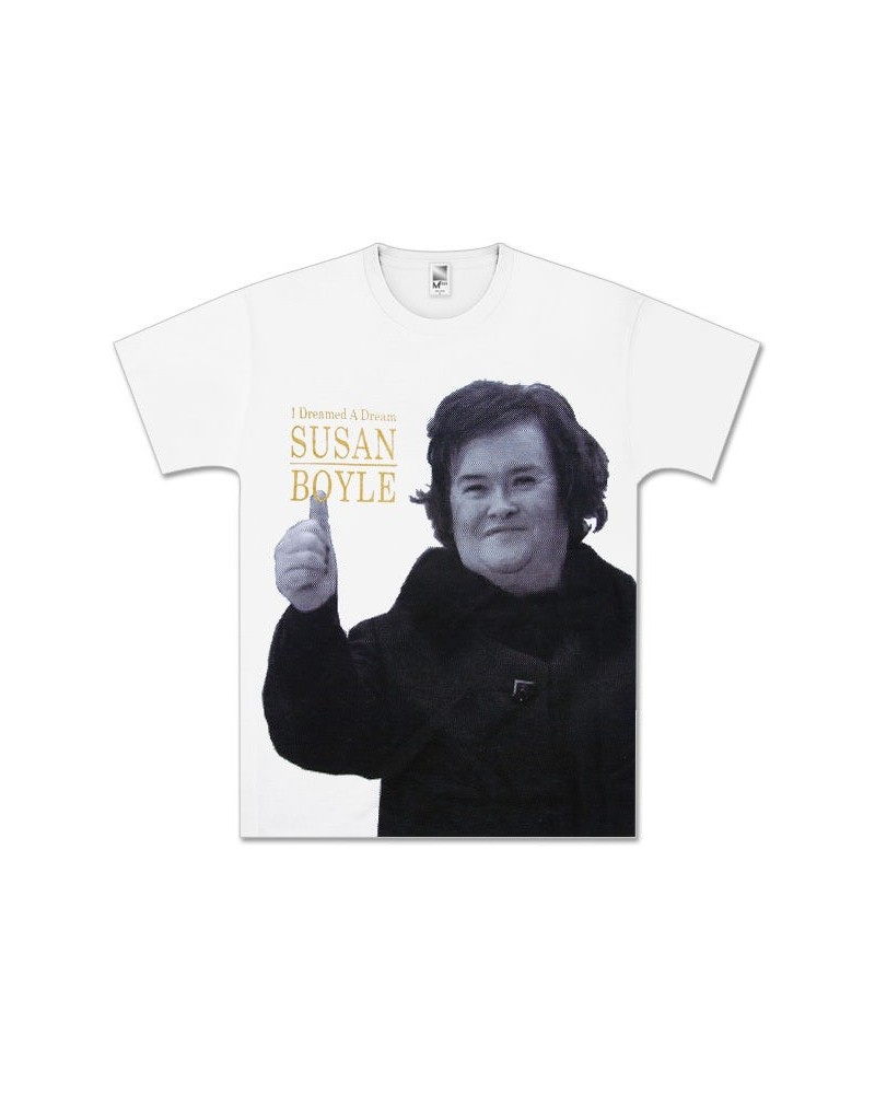 Susan Boyle Dreamed Half Tone Side Photo T-Shirt $7.71 Shirts