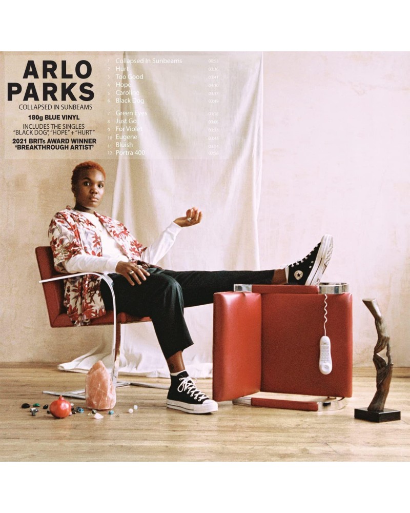 Arlo Parks Collapsed In Sunbeams (BLUE VINYL) Vinyl Record $19.75 Vinyl