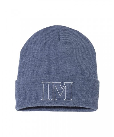 Ingrid Michaelson Embroidered Dark Heather Royal Beanie $10.49 Hats