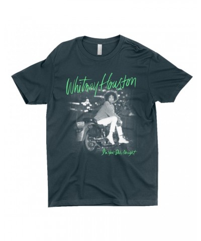 Whitney Houston T-Shirt | I'm Your Baby Tonight Album Cover Green Design Shirt $5.52 Shirts