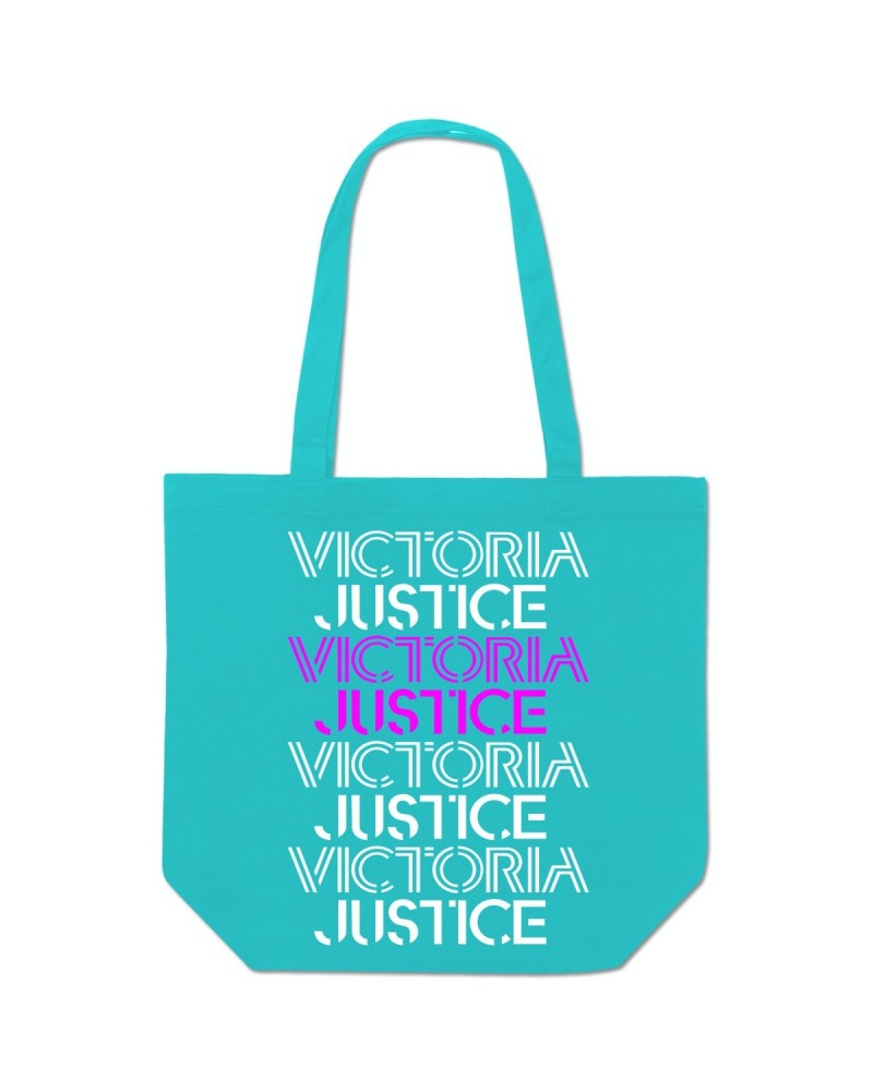 Victoria Justice Stacked Logo Tote Bag $14.95 Bags