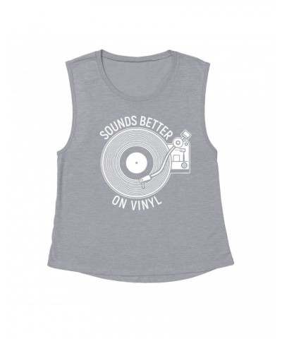 Music Life Muscle Tank | Vinyl Sounds Better Tank Top $11.28 Shirts