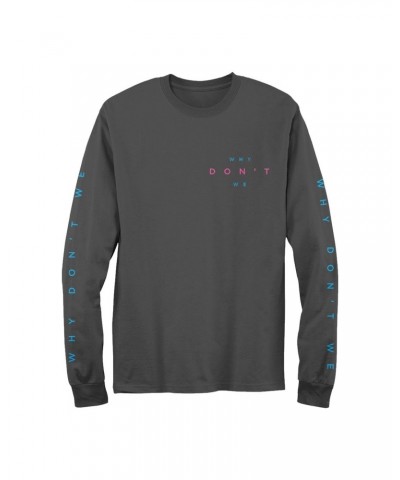 Why Don't We 3D Line Text Long Sleeve T-Shirt $8.60 Shirts