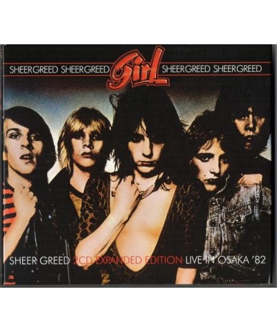 Girl SHEER GREED / LIVE IN OSAKA 82 (2CD EDITION) CD $12.30 CD