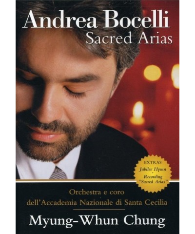 Andrea Bocelli SACRED ARIAS DVD $4.45 Videos