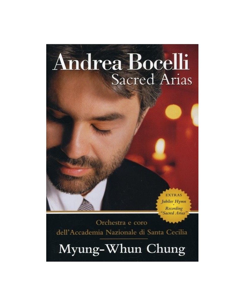 Andrea Bocelli SACRED ARIAS DVD $4.45 Videos