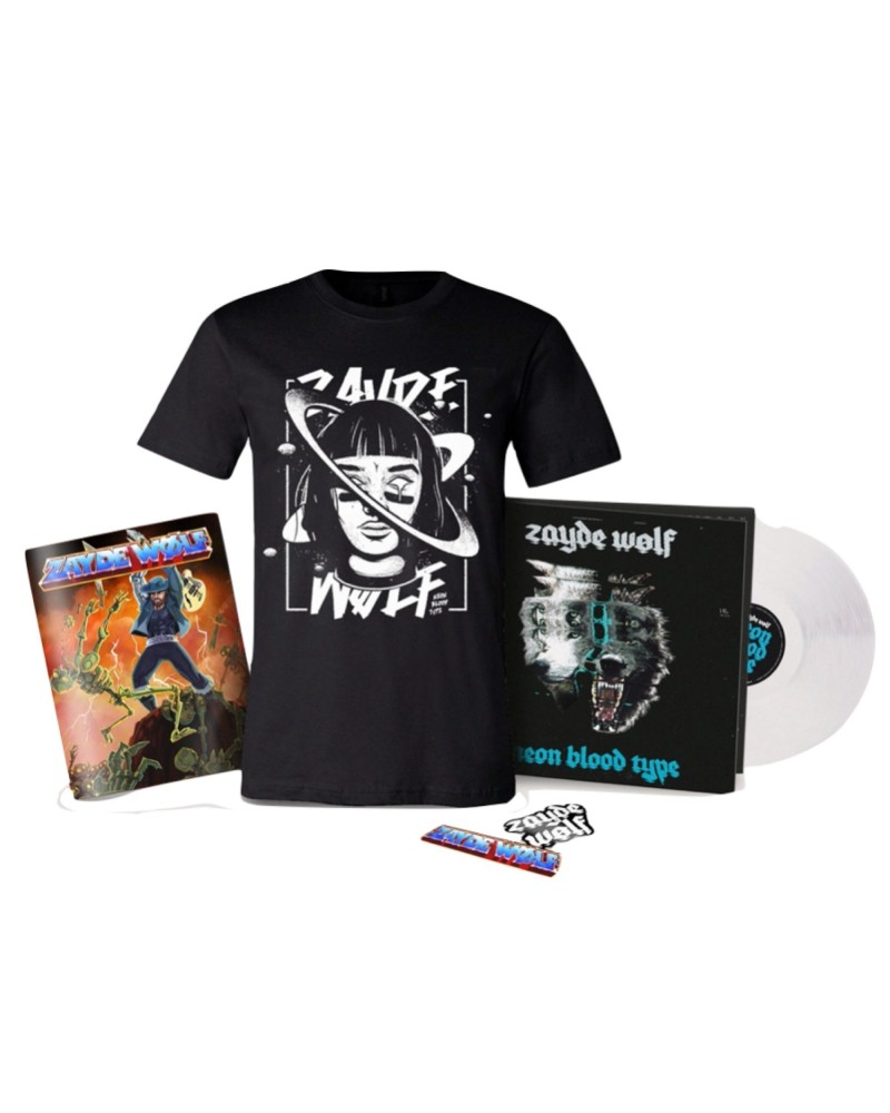 Zayde Wølf BUNDLE 1: Neon Blood Type Vinyl + Alien Girl Tee $6.55 Vinyl