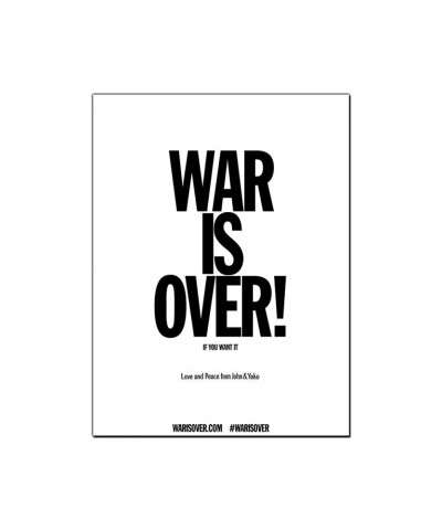 John Lennon War is Over Poster $5.93 Decor