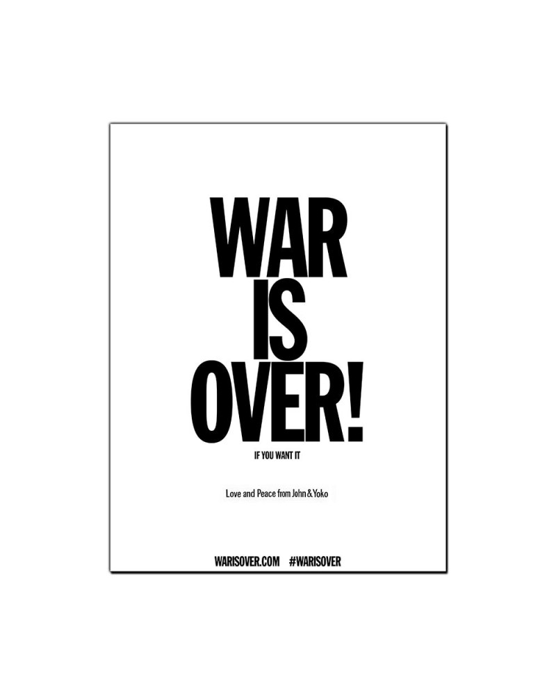 John Lennon War is Over Poster $5.93 Decor