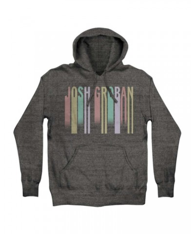 Josh Groban Grey Running Letters Hoodie $9.06 Sweatshirts