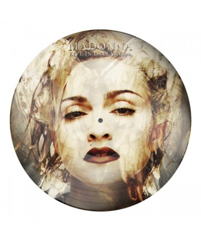 Madonna LP Vinyl Record - Live At The Reunion Hall Dallas 7th May 19 90 (Picture Disc) $6.00 Vinyl