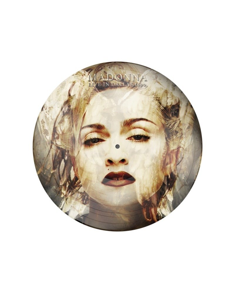 Madonna LP Vinyl Record - Live At The Reunion Hall Dallas 7th May 19 90 (Picture Disc) $6.00 Vinyl