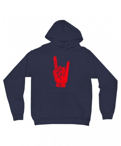 Music Life Hoodie | The Sign Of Metal Hoodie $8.38 Sweatshirts