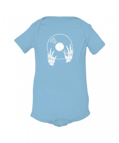 Music Life Baby Onesie | Skeletons Spin Vinyl Too Onesie $8.81 Kids