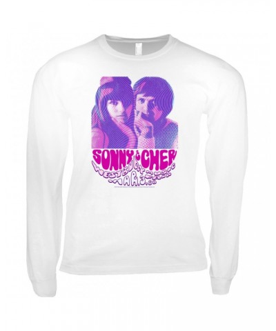 Sonny & Cher Long Sleeve Shirt | Westbury Music Fair Psychedelic Flyer Shirt $5.24 Shirts