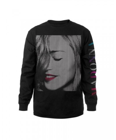 Madonna Red Lips Long Sleeve Shirt $12.42 Shirts