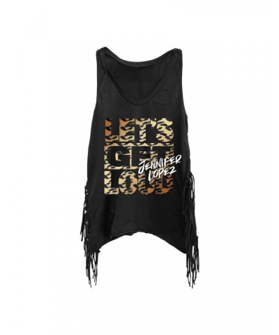 Jennifer Lopez Let's Get Loud Cheetah Fringe Tank $13.22 Shirts