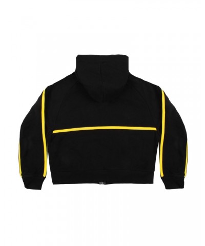 Christina Aguilera Stripped Cropped Zip Hoodie $5.55 Sweatshirts