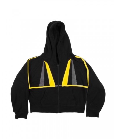 Christina Aguilera Stripped Cropped Zip Hoodie $5.55 Sweatshirts