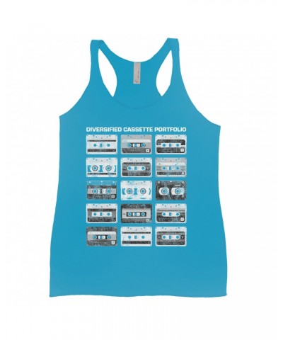 Music Life Ladies' Tank Top | Diversified Cassette Portfolio Shirt $11.28 Shirts