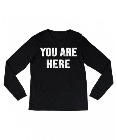 John Lennon Long Sleeve Shirt | You Are Here Distressed Design Worn By Shirt $8.39 Shirts