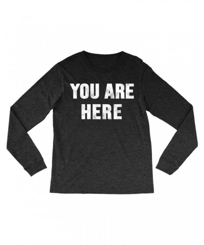 John Lennon Long Sleeve Shirt | You Are Here Distressed Design Worn By Shirt $8.39 Shirts