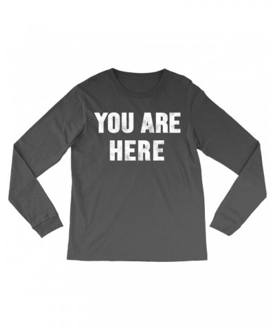 John Lennon Long Sleeve Shirt | You Are Here Distressed Design Worn By Shirt $8.39 Shirts