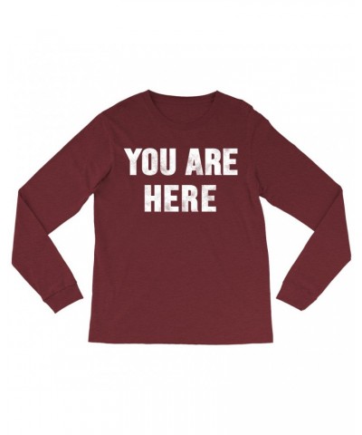 John Lennon Long Sleeve Shirt | You Are Here Distressed Design Worn By Shirt $8.39 Shirts