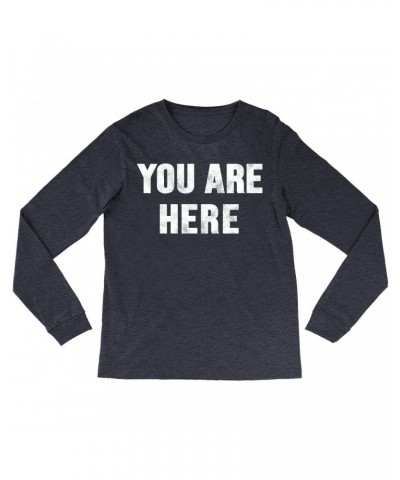 John Lennon Long Sleeve Shirt | You Are Here Distressed Design Worn By Shirt $8.39 Shirts