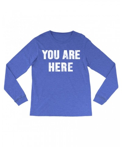 John Lennon Long Sleeve Shirt | You Are Here Distressed Design Worn By Shirt $8.39 Shirts