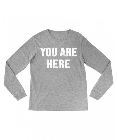 John Lennon Long Sleeve Shirt | You Are Here Distressed Design Worn By Shirt $8.39 Shirts