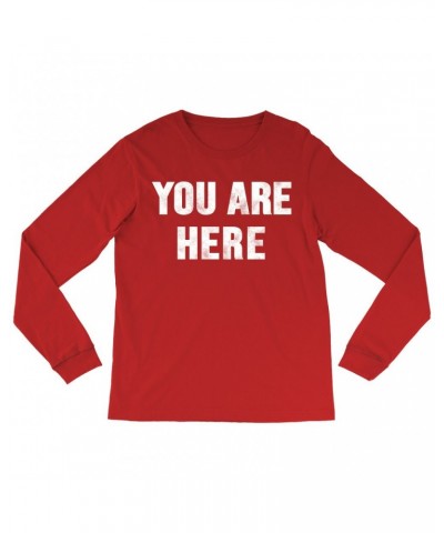 John Lennon Long Sleeve Shirt | You Are Here Distressed Design Worn By Shirt $8.39 Shirts