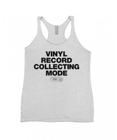 Music Life Ladies' Tank Top | Vinyl Record Collecting Mode On Shirt $8.59 Shirts