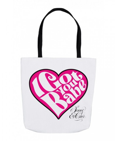 Sonny & Cher Tote Bag | I Got You Babe Heart And Logo Bag $11.30 Bags