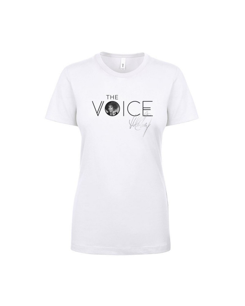 Whitney Houston Women's The Voice Signature T-Shirt $3.91 Shirts