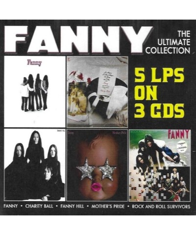 Fanny The Ultimate Collection: 5 Lps On 3 Cds CD $6.76 CD