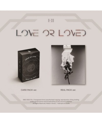 B.I LOVE OR LOVED PART.1 CD $25.10 CD