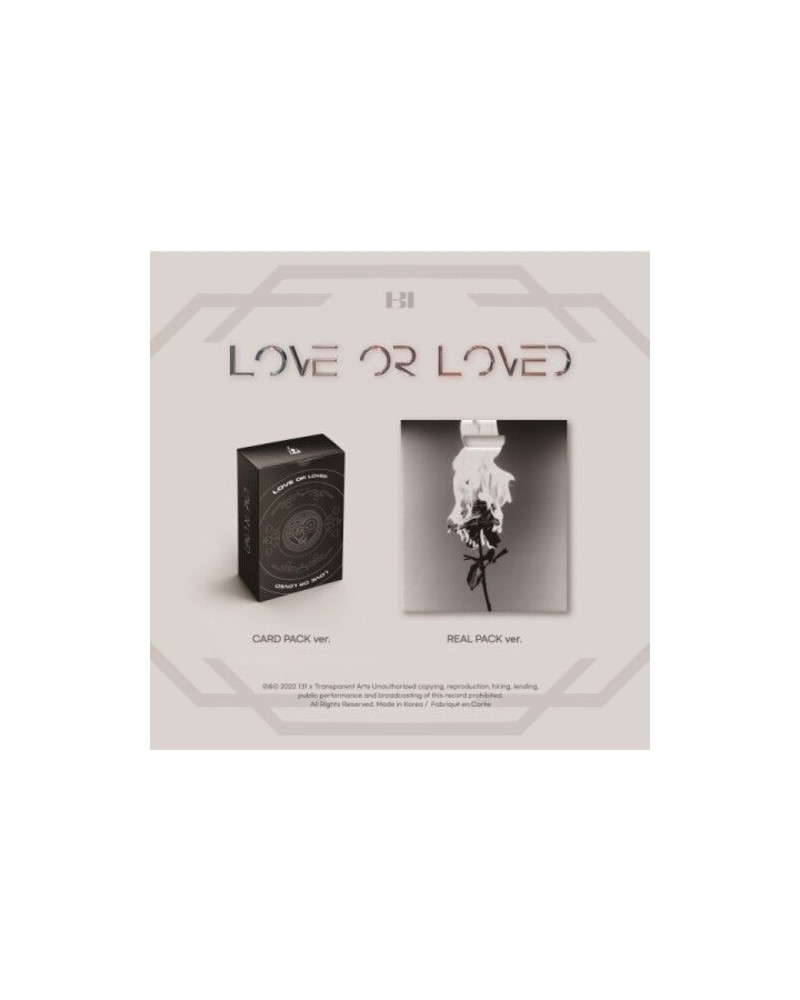 B.I LOVE OR LOVED PART.1 CD $25.10 CD