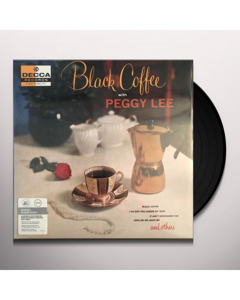 Peggy Lee Black Coffee (Verve Acoustic Sounds Series) (LP) Vinyl Record $10.36 Vinyl